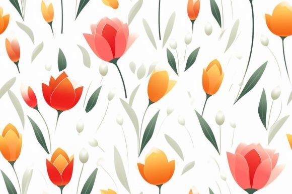 Download Tulip Pattern Textile Design - Premium Bundle