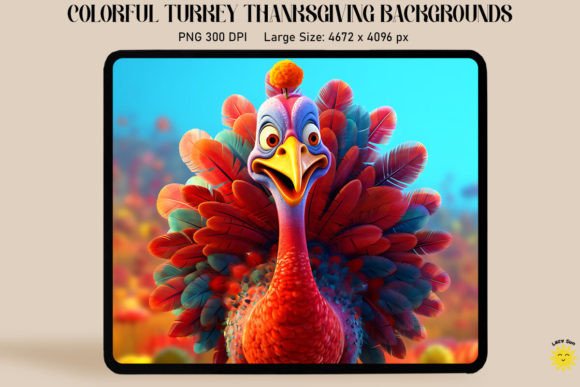 Download Colorful Turkey Thanksgiving Backgrounds - Thanksgiving backgrounds Collection